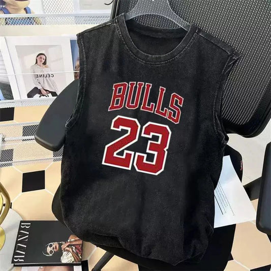 Playera Retro Bulls #23 – Estilo Vintage Unisex